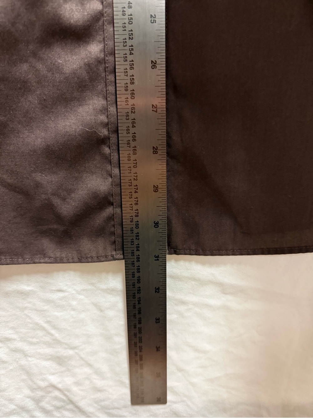 Foxcroft Women's Dark Chocolate Brown Button-Down Shirt - Picture 7 of 9
